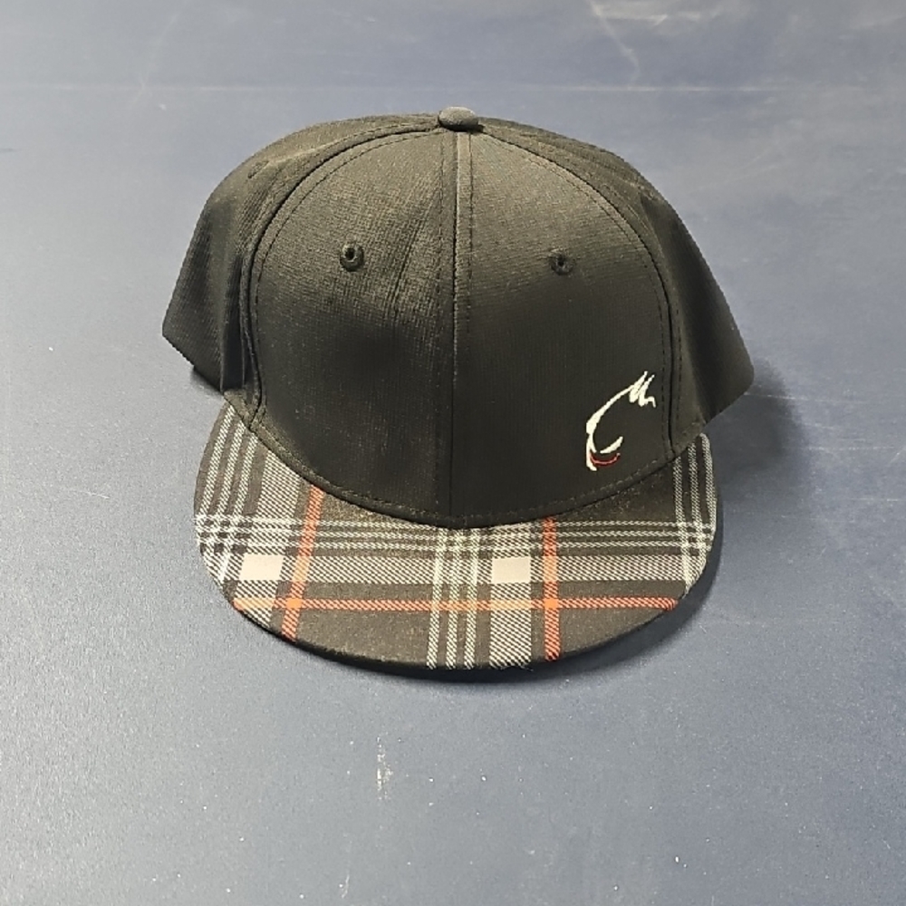 Black and Plaid Men's Cap